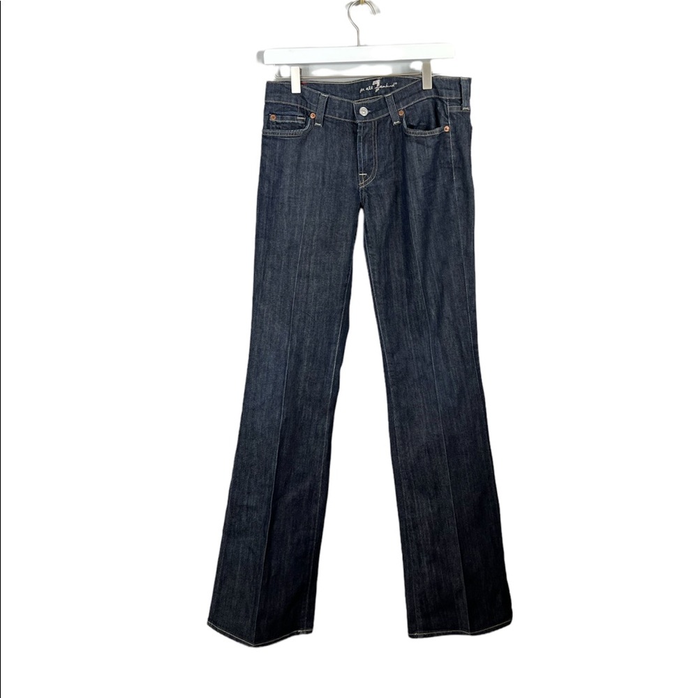 7 For All Mankind Boot Cut Jeans Dark Wash
